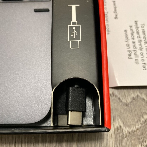 Brydge 12.9 iPad Pro 3rd & 4th Wireless Bluetooth Keyboard w/ Backlit Keys Gray - Picture 6 of 12